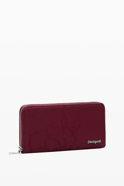 Monederos|Monederos-Desigual Cartera botánica efecto piel