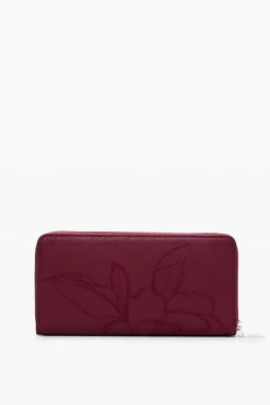 Monederos|Monederos-Desigual Cartera botánica efecto piel