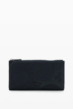 Monederos|Monederos-Desigual Cartera grande bordada