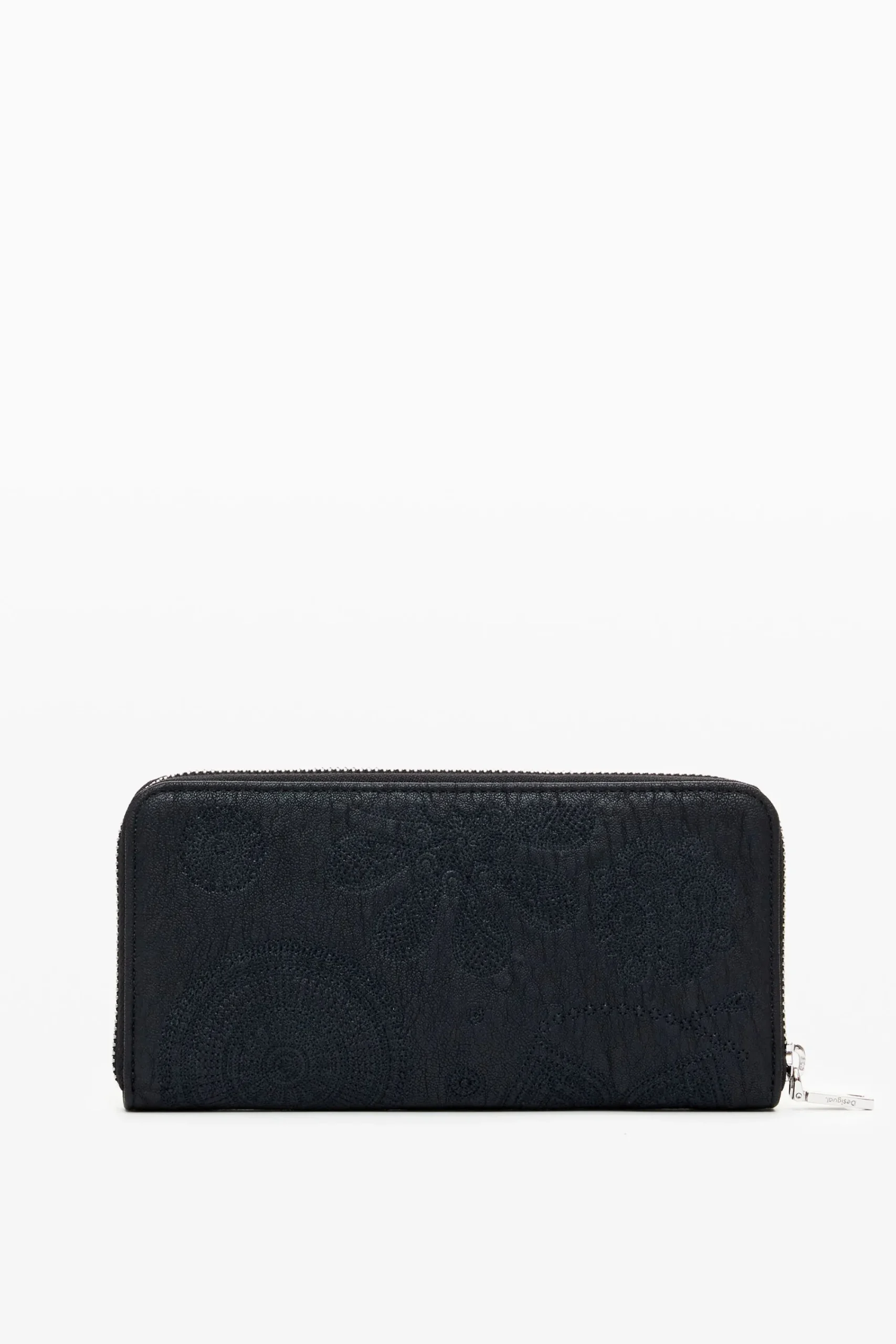 Monederos|Monederos-Desigual Cartera grande bordado flores