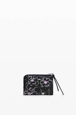 Monederos|Monederos-Desigual Cartera pequeña flores