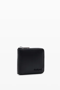 Monederos|Monederos-Desigual Cartera piel M acolchada