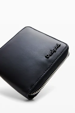Monederos|Monederos-Desigual Cartera piel M acolchada