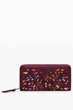 Monederos|Monederos-Desigual Cartera troquelada vidriera