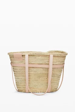 Bolsos|Bolsos Shopper-Desigual Cesta de mimbre L  piel