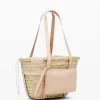Bolsos|Bolsos Shopper-Desigual Cesta de mimbre S piel