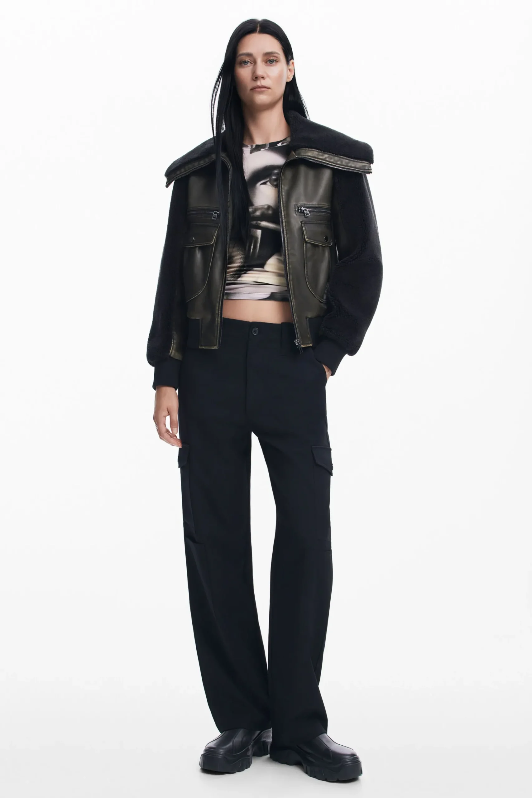 Abrigos Y Chaquetas-Desigual Chaqueta aviador