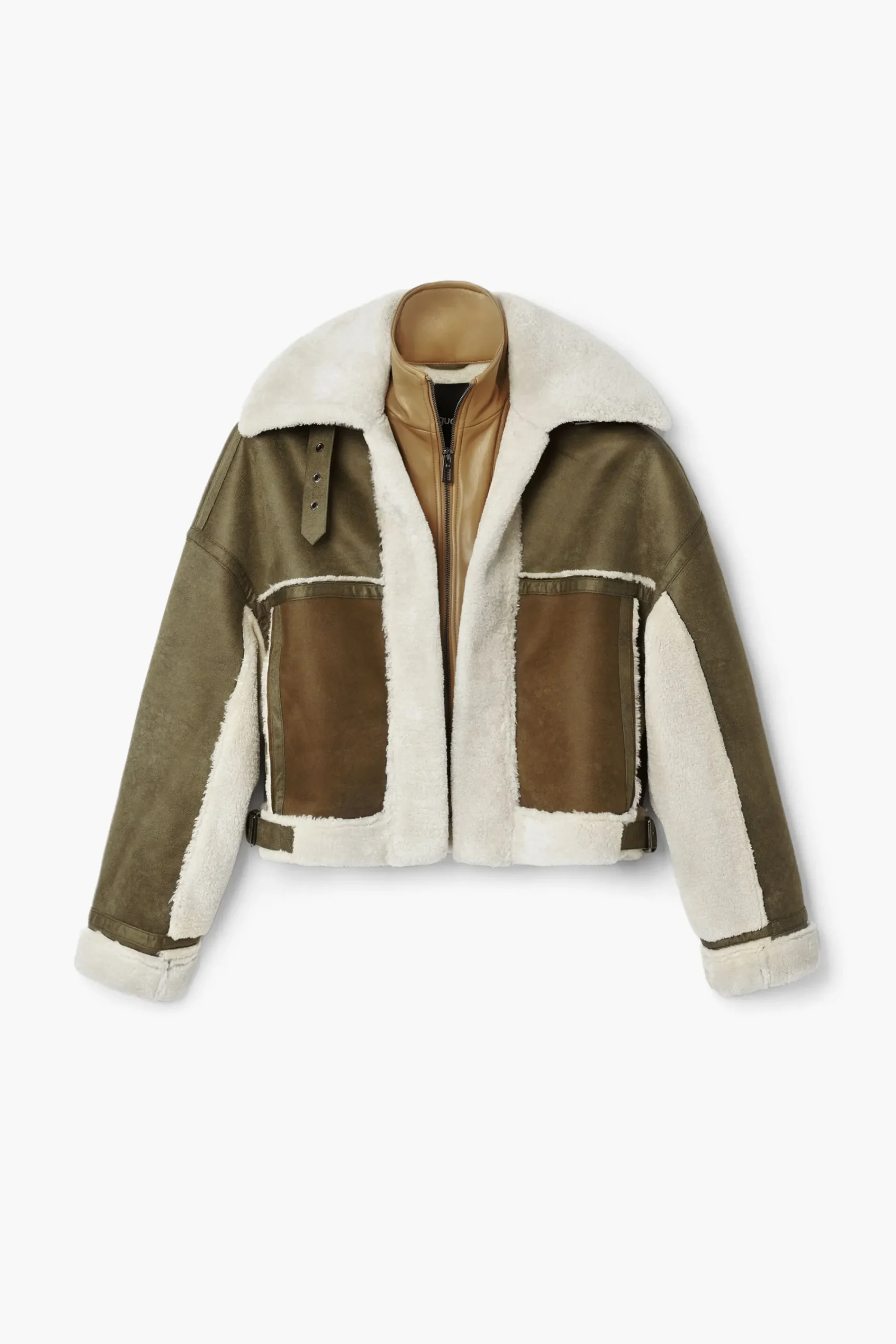 Abrigos Y Chaquetas-Desigual Chaqueta biker borrego