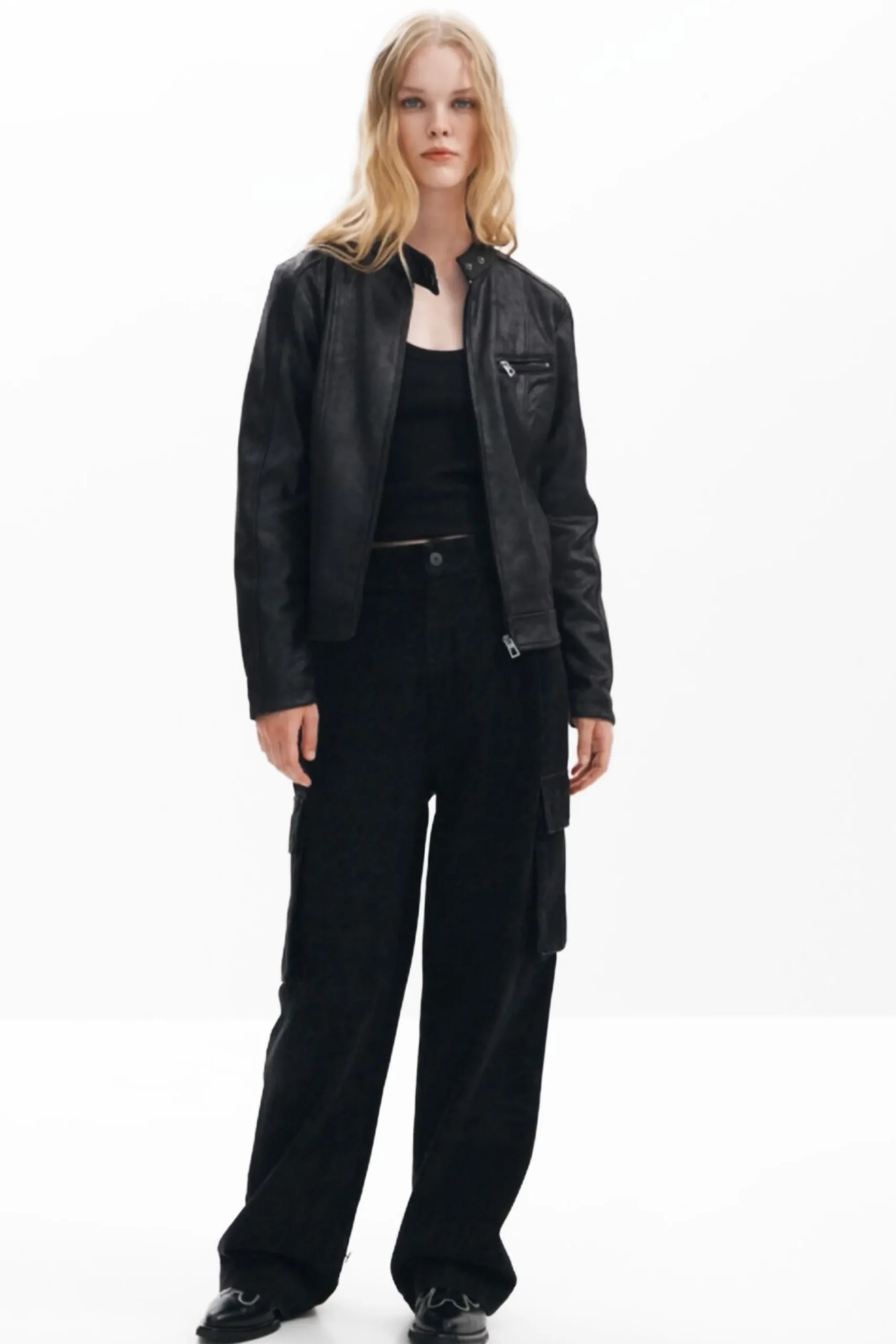 Abrigos Y Chaquetas-Desigual Chaqueta biker regular