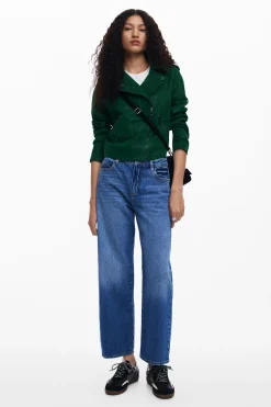 Abrigos Y Chaquetas-Desigual Chaqueta biker textura