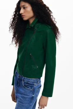 Abrigos Y Chaquetas-Desigual Chaqueta biker textura