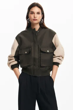 Ropa De Punto|Abrigos Y Chaquetas-Desigual Chaqueta bomber