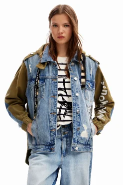 Abrigos Y Chaquetas-Desigual Chaqueta parka Mickey Mouse