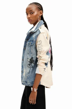 Abrigos Y Chaquetas-Desigual Chaqueta parka Mickey Mouse