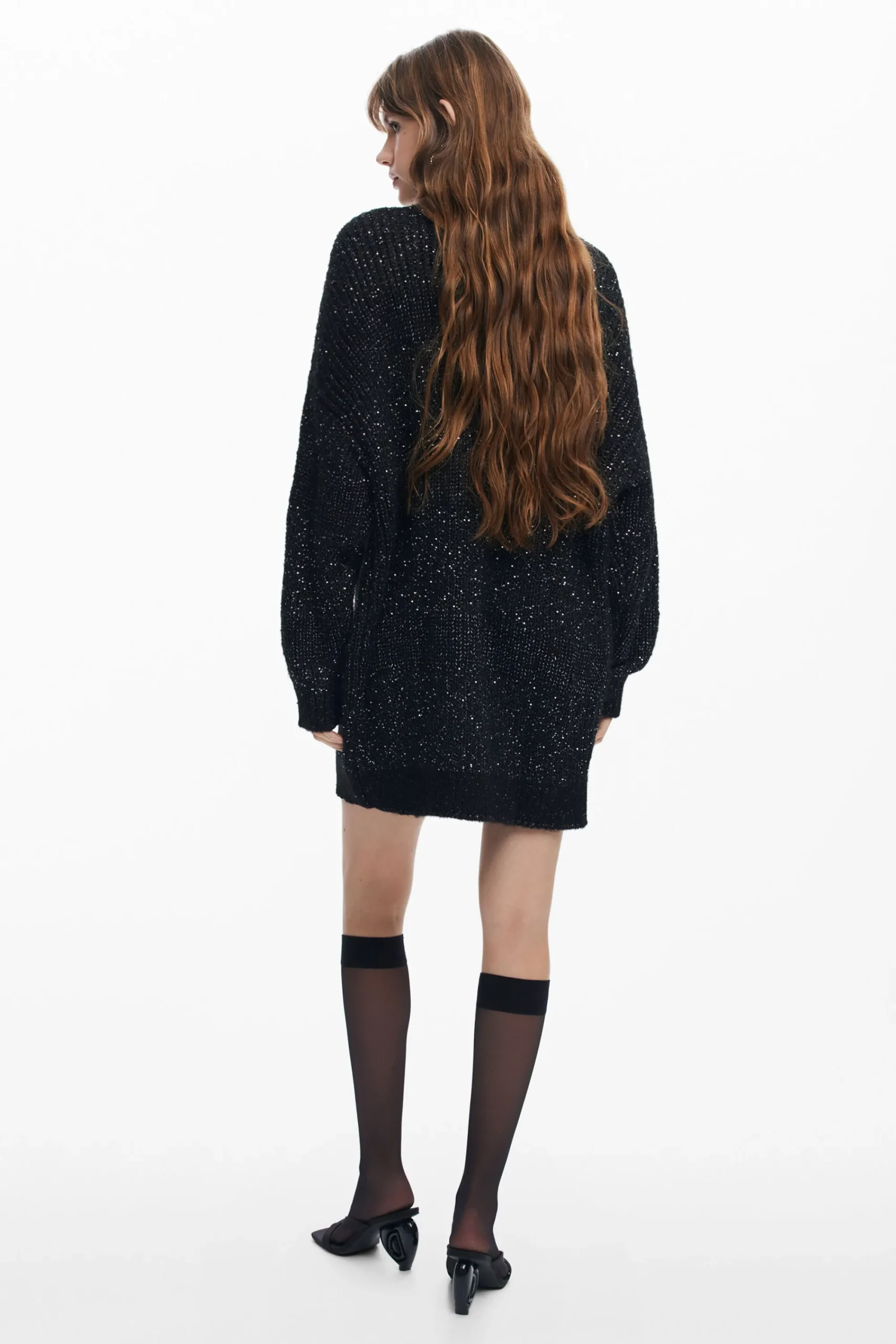 Ropa De Punto|Jerséis-Desigual Chaqueta punto cuello en V