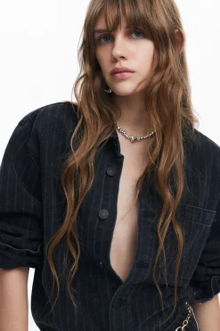 Abrigos Y Chaquetas-Desigual Chaqueta trucker denim