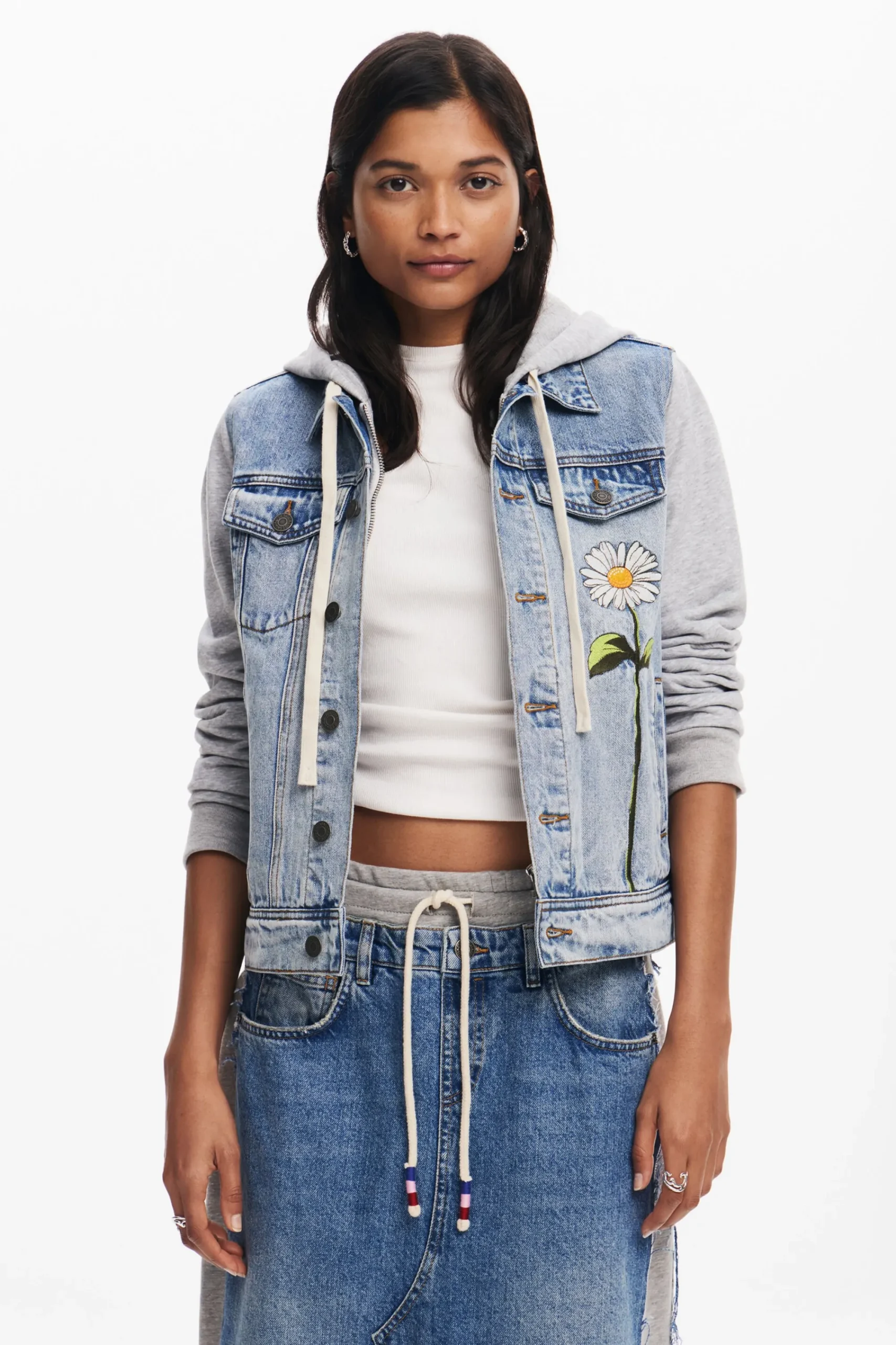 Abrigos Y Chaquetas-Desigual Chaqueta vaquera trucker