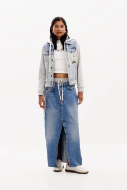 Abrigos Y Chaquetas-Desigual Chaqueta vaquera trucker