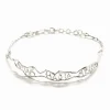 Joyería-Desigual Choker mensaje estrecho baño plata Zalio