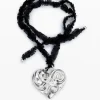 Joyería-Desigual Colgante corazón cinta baño plata Zalio