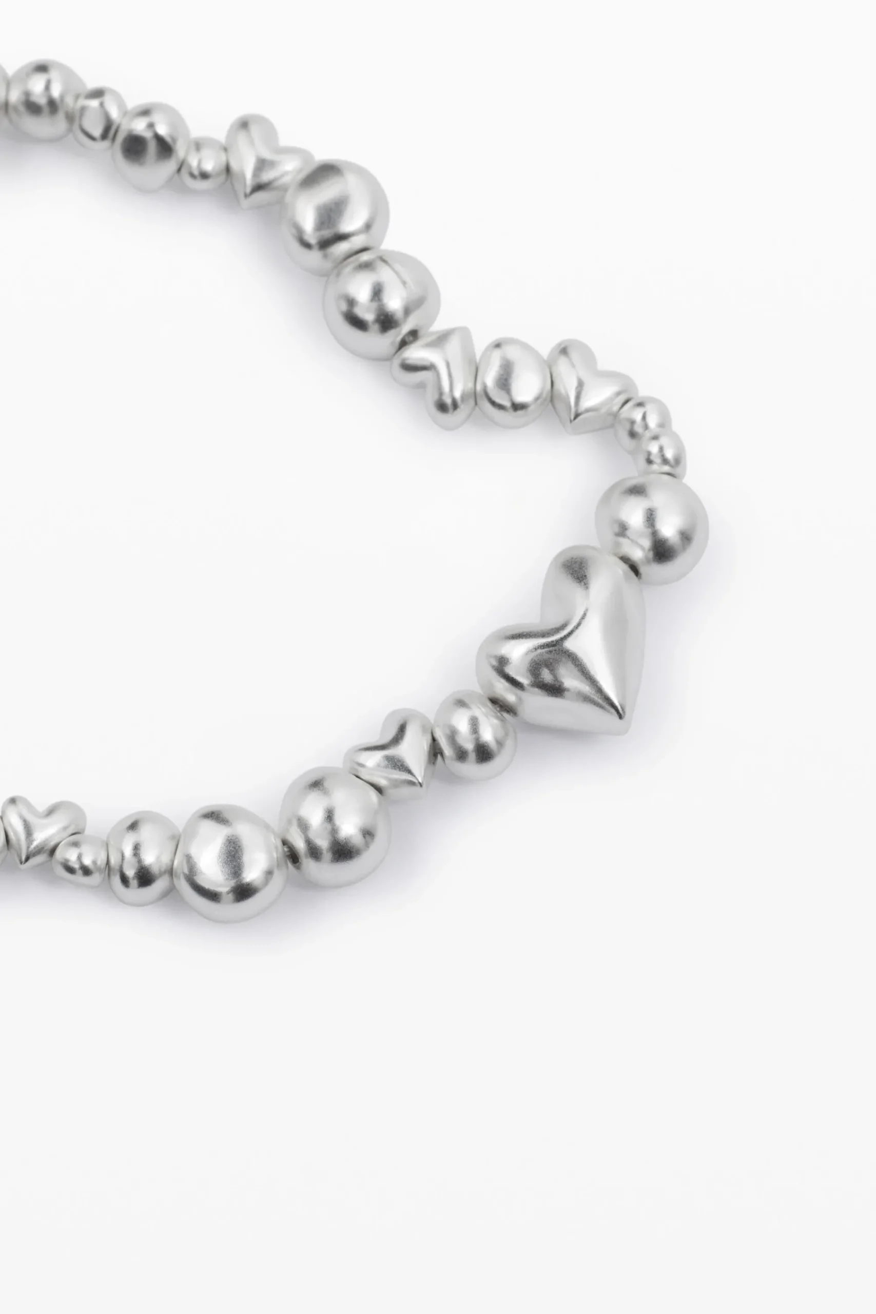Joyería-Desigual Colgante corazones baño plata Zalio
