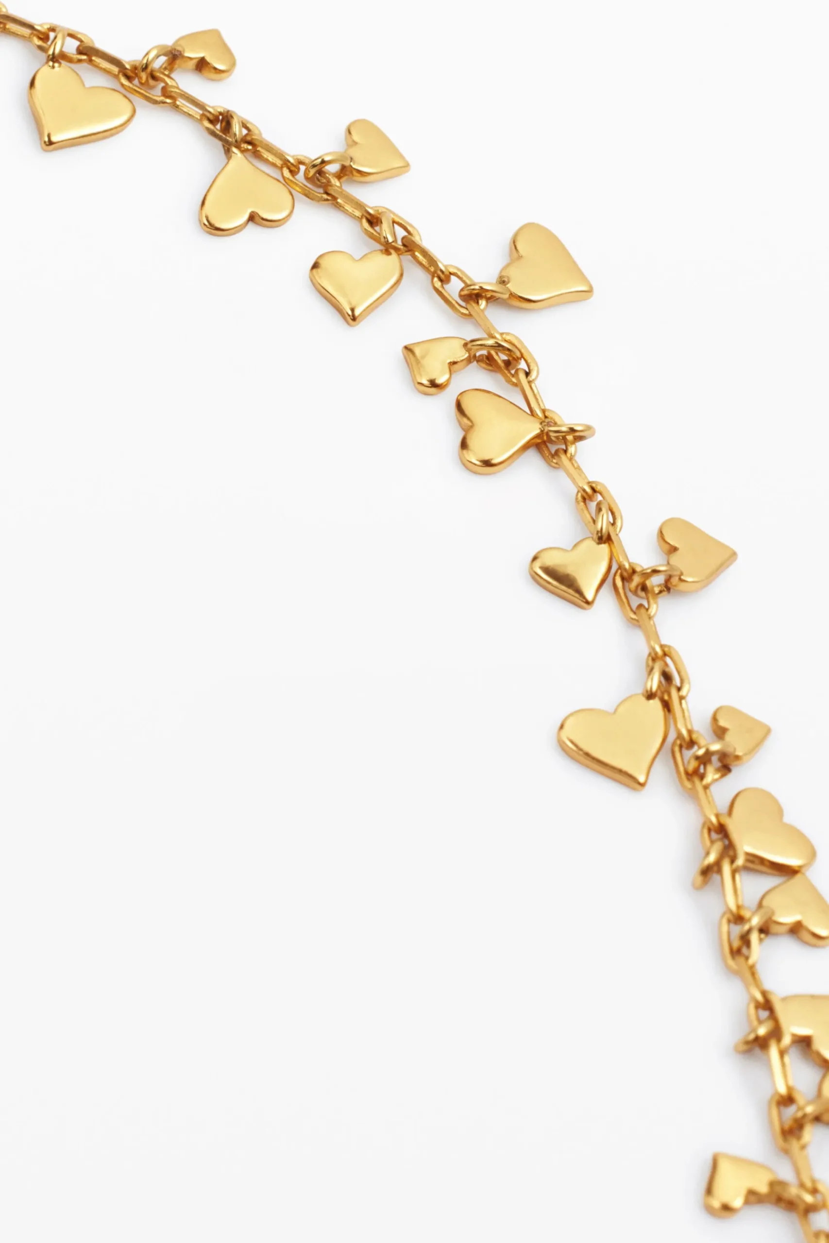 Joyería-Desigual Colgante multi corazones baño oro Zalio