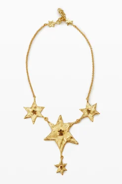 Joyería-Desigual Collar de cadena estrellas colgantes Zalio