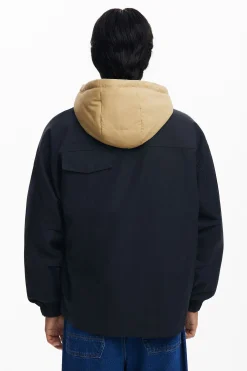 Abrigos Y Chaquetas-Desigual Cortavientos con capucha