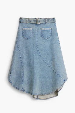 Faldas Y Shorts-Desigual Falda denim asimétrica