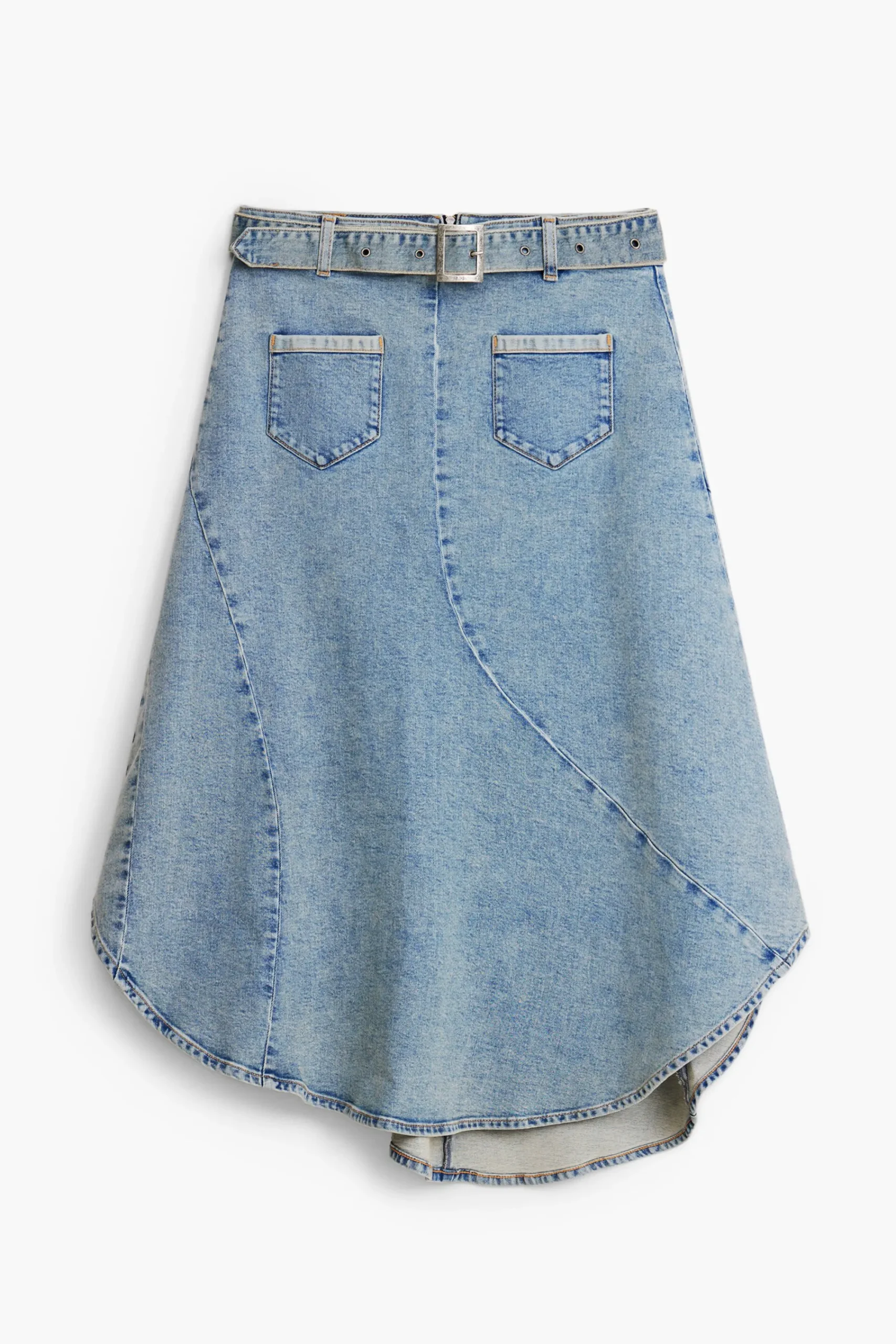 Faldas Y Shorts-Desigual Falda denim asimétrica