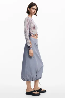 Faldas Y Shorts-Desigual Falda parachute