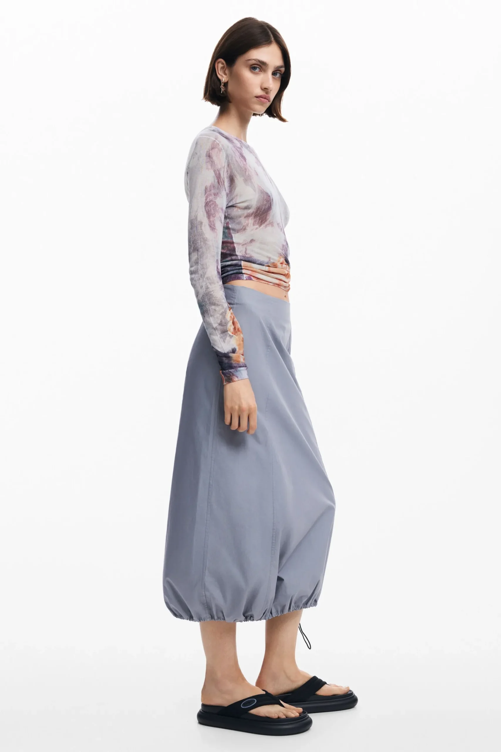 Faldas Y Shorts-Desigual Falda parachute