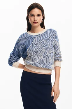 Faldas Y Shorts-Desigual Falda punto canalé