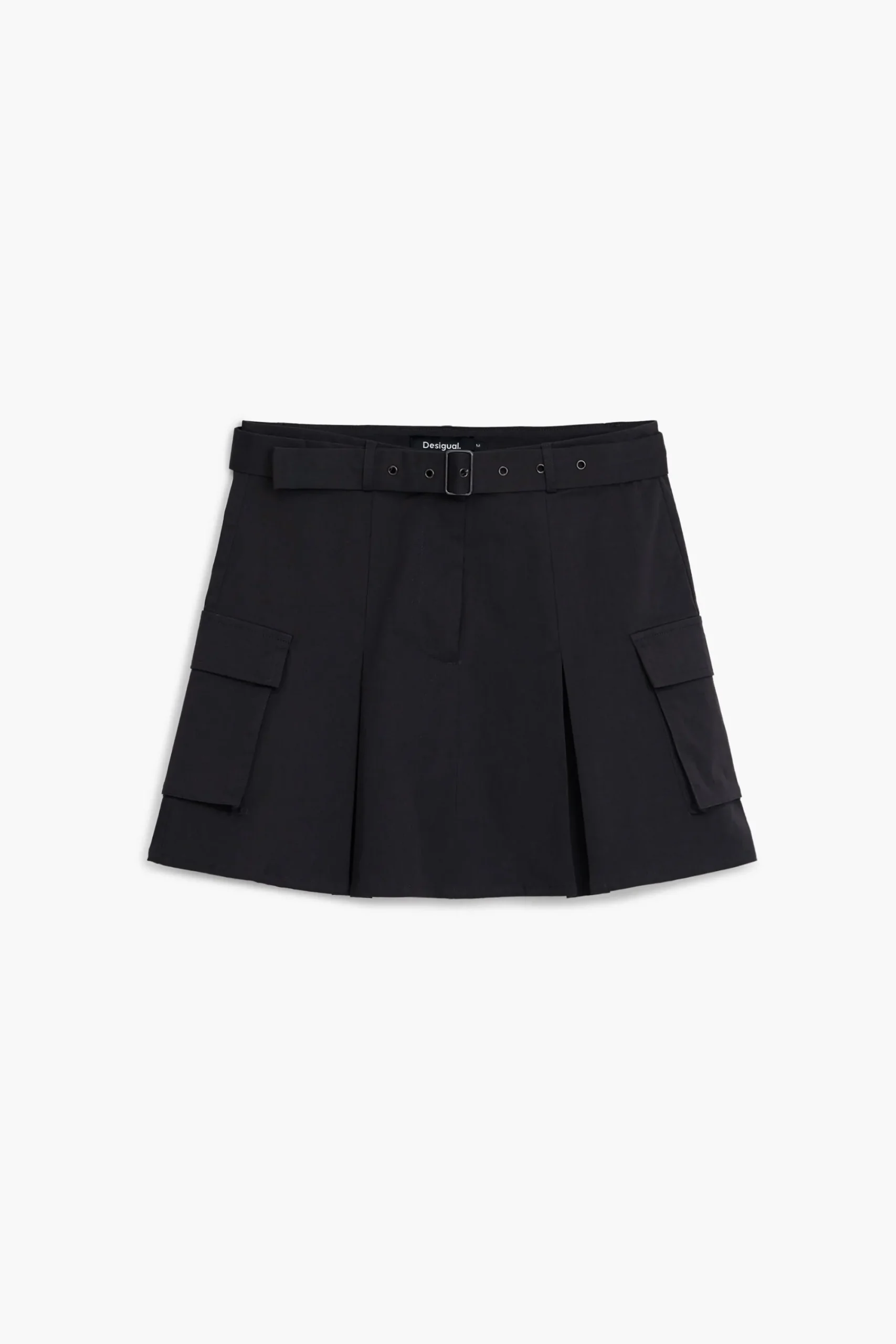 Faldas Y Shorts-Desigual Falda tablas cinturón