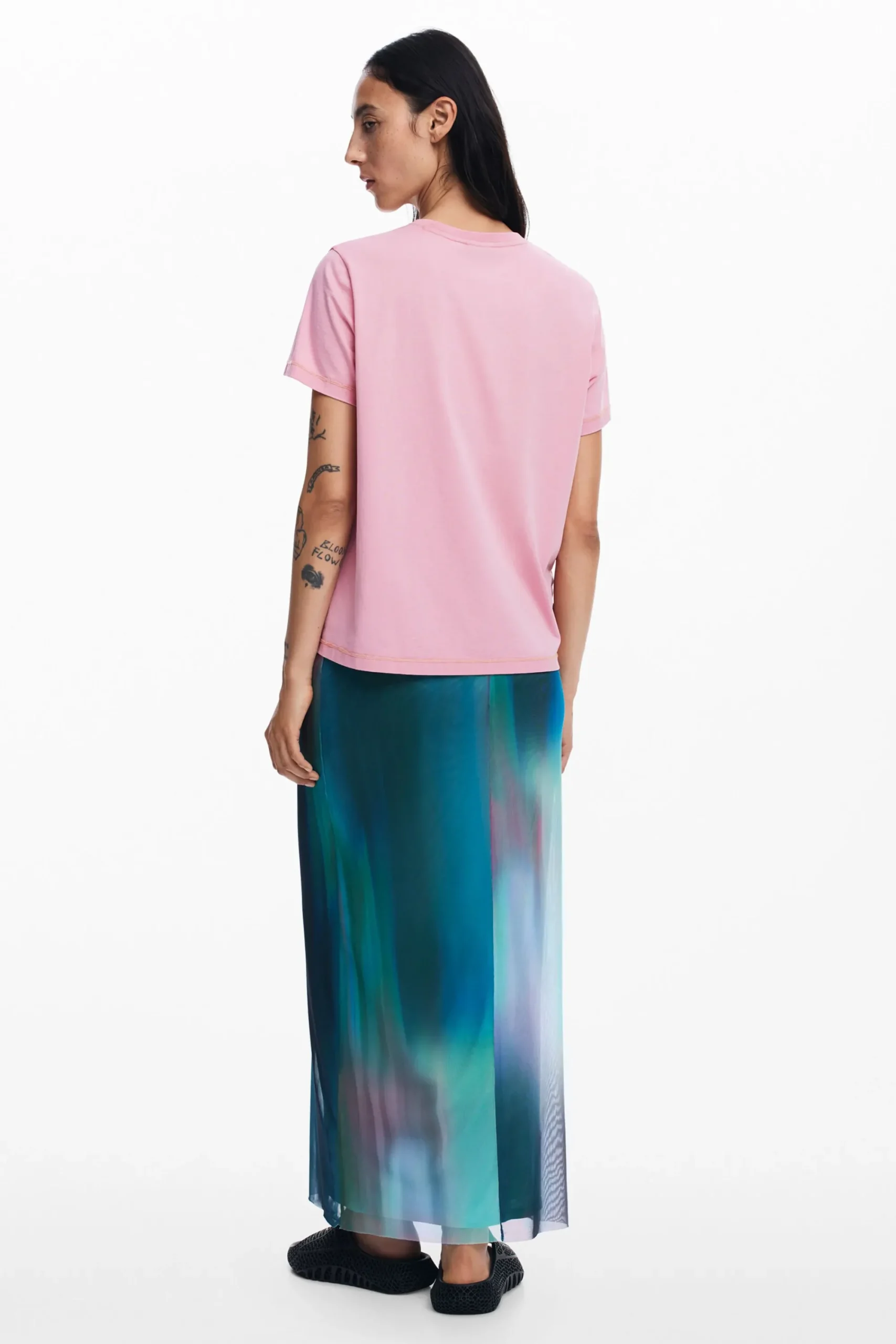 Faldas Y Shorts-Desigual Falda tul efecto difuminado