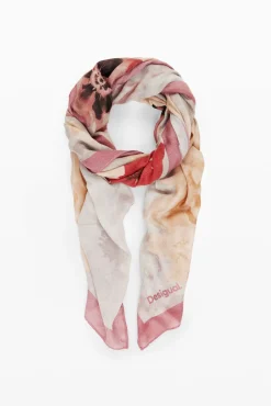 Bufandas Y Pañuelos-Desigual Foulard estampado flores