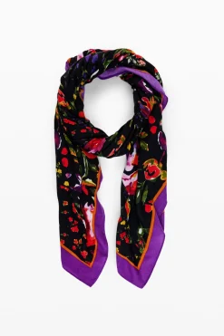 Bufandas Y Pañuelos-Desigual Foulard flores