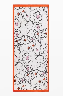 Bufandas Y Pañuelos-Desigual Foulard flores