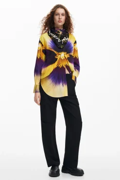 Bufandas Y Pañuelos-Desigual Foulard flores M. Christian Lacroix