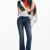 Bufandas Y Pañuelos-Desigual Foulard rectangular estampado