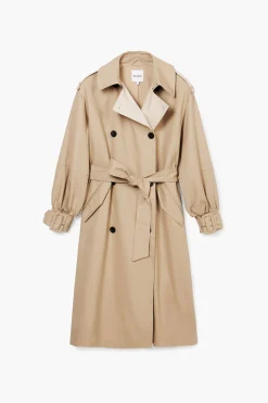 Abrigos Y Chaquetas-Desigual Gabardina combinada