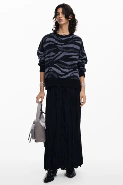 Ropa De Punto|Jerséis-Desigual Jersey animal print