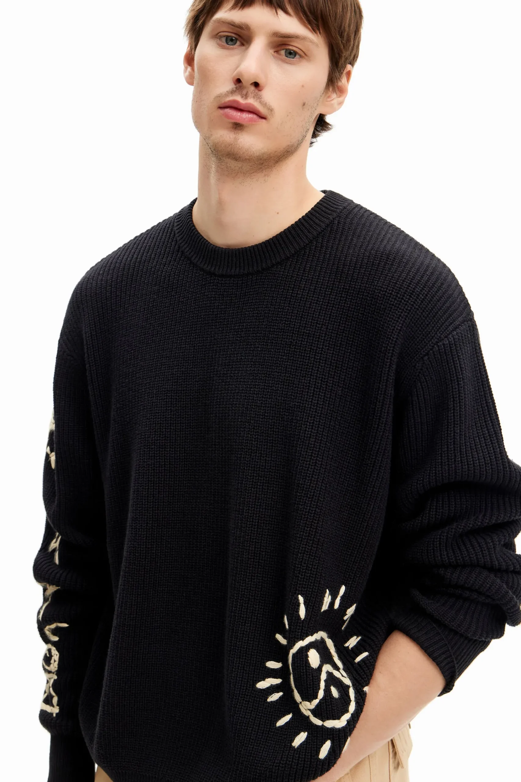 Jerséis Y Sudaderas-Desigual Jersey bordados