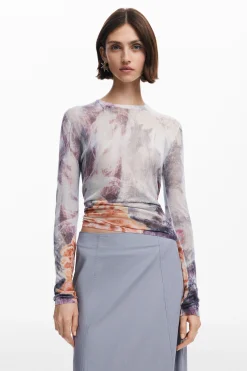 Ropa De Punto|Jerséis-Desigual Jersey cuello perkins arty