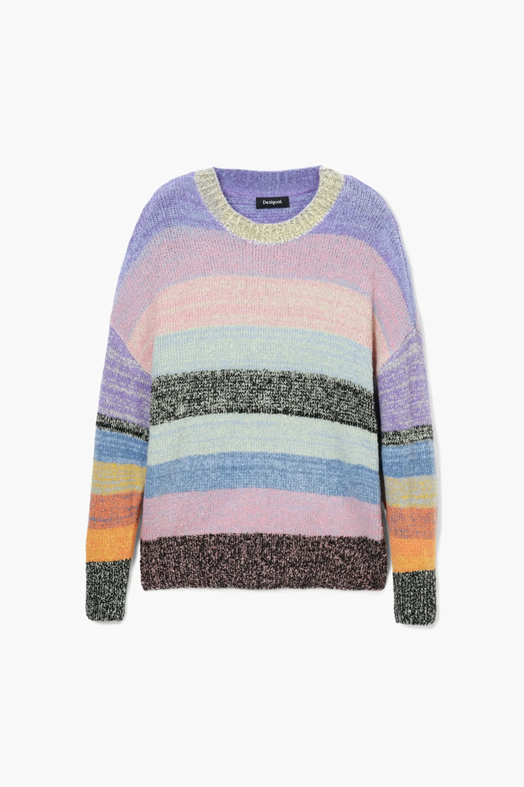 Ropa De Punto|Jerséis-Desigual Jersey de punto rayas