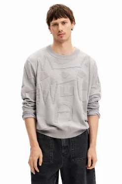 Jerséis Y Sudaderas-Desigual Jersey de punto texturas