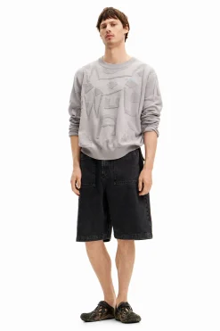 Jerséis Y Sudaderas-Desigual Jersey de punto texturas