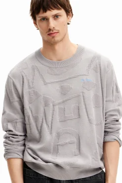 Jerséis Y Sudaderas-Desigual Jersey de punto texturas