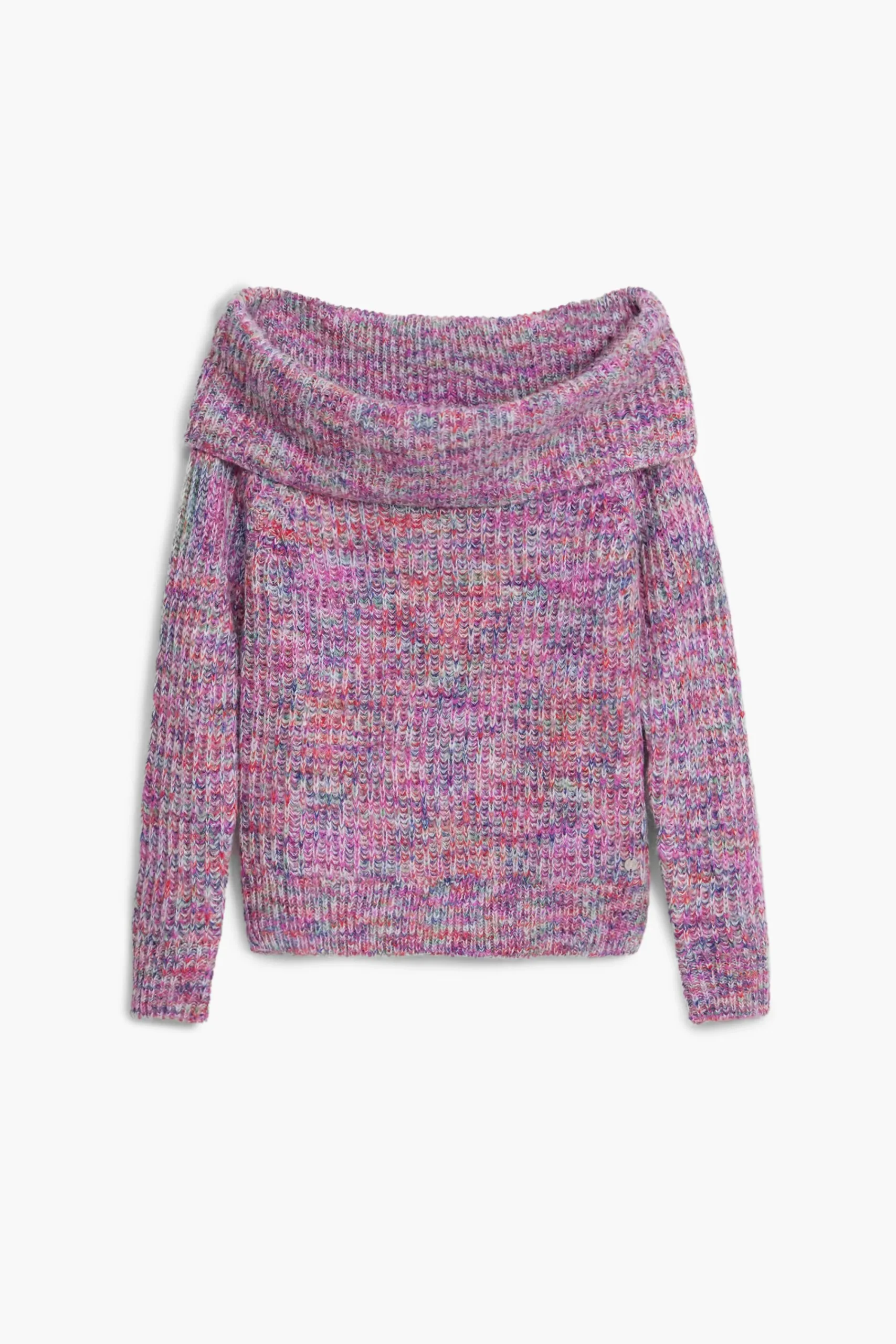 Jerséis|Ropa De Punto-Desigual Jersey escote bardot