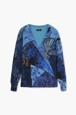 Ropa De Punto|Jerséis-Desigual Jersey estampado arty